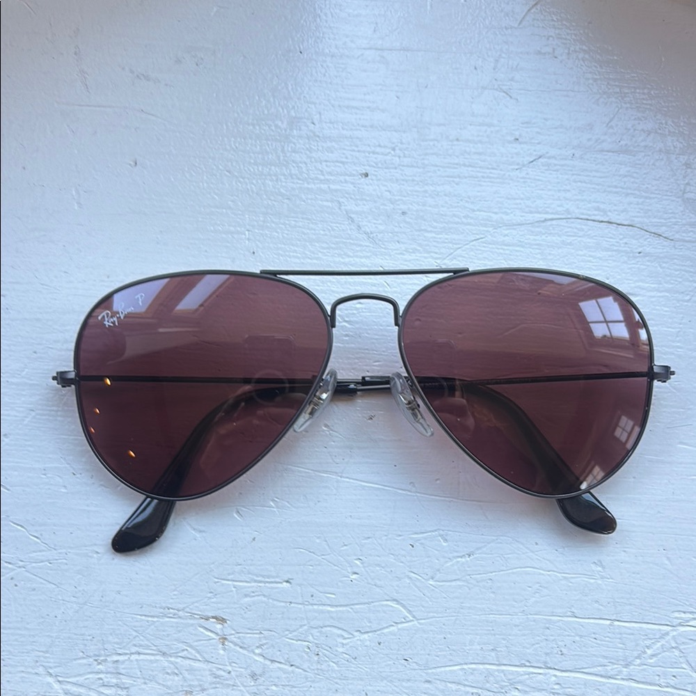 RAY-BAN Aviator Sunglasses with Tinted Lenses- Women's Small Frame
